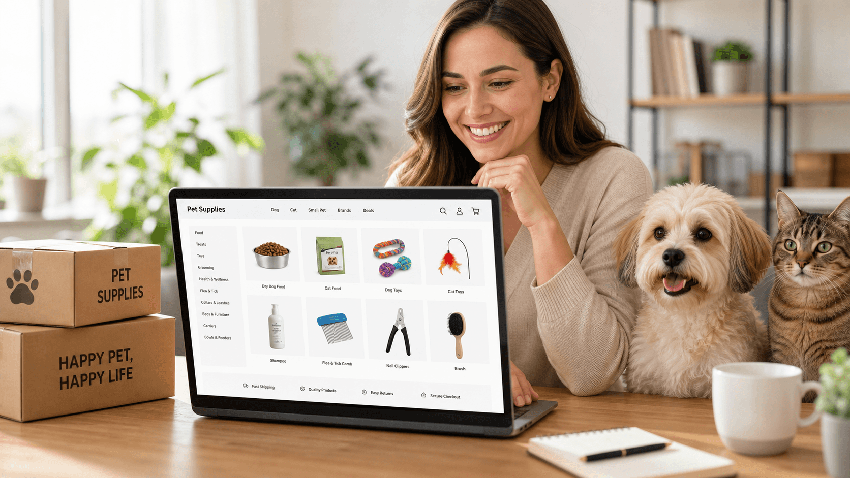 Smart online pet care shopping with petcareclub.com